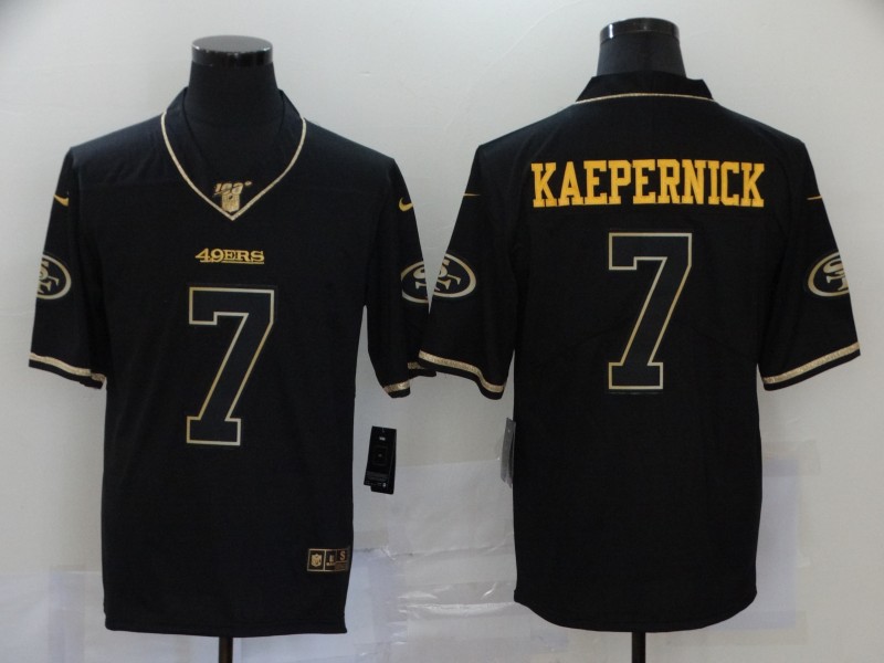 Men San Francisco 49ers #7 Kaepernick Black Nike Vapor Untouchable Limited Player NFL Jerseys